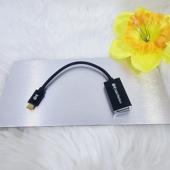 Cable Aluminum USB C to HDMI Adapter, Support 4K 60Hz, 2K 144Hz New - Picture 1 of 4